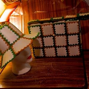 Homemade hat and matching purse very quirky 🤪